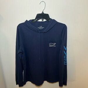 Vineyard Vine American flag drawstring long sleeve